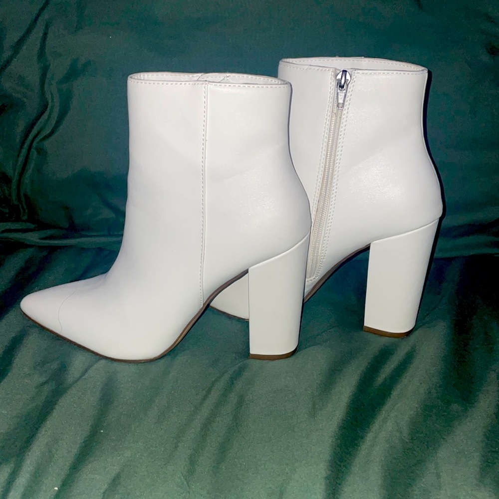 White booties